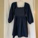 J. Crew Dresses | J Crew Dark Chambray Smocked Bodice Dress | Color: Blue | Size: S