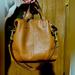 Coach Bags | Coach Hadley Luxe Grain Pebbled Tote Firm | Color: Brown/Gold | Size: Os