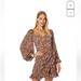 Lilly Pulitzer Dresses | Lilly Pulitzer Leopard Print Wrap Dress With Sleeves | Color: Brown/Tan | Size: 14