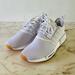 Adidas Shoes | Adidas Nmd R1 Primeblue Sneakers Cloud White / Cloud White / Gum - Us 7 M / 8 W | Color: White | Size: 8