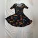 Lularoe Dresses | Lularoe Nicole Dress Xl Aztec Print | Color: Black/Yellow | Size: Xl