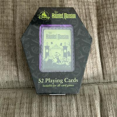 Disney Games | Disney’s Haunted Mansion 52 Playing Cards Suitable For Card Playing Games | Color: Black/Green | Size: Os