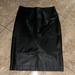Zara Skirts | Faux Leather Pencil Skirt | Color: Black | Size: Xl