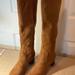 J. Crew Shoes | J Crew Tan Suede Knee High Boots Size 9.5, Never Worn | Color: Tan | Size: 9.5