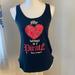 Disney Tops | Disney Pirate’s Of The Caribbean My Heart Belongs To A Pirate Tank | Color: Black/Red | Size: Xs