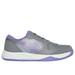 Skechers Women's Viper Court Smash - Pickleball Sneaker | Size 9.5 | Gray/Purple | Textile/Synthetic | Vegan | Machine Washable