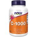 Now Foods C-1000, Vitamin C, 1000mg, L-Ascorbinsäure, mit Hagebutte, 100 vegane Tabletten, Laborgeprüft, Glutenfrei, Vegetarisch, Sojafrei, ohne Gentechnik