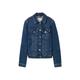 Denim Tom Tailor easy denim jacket Damen used mid stone blue denim, Gr. XL, Baumwolle