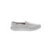 Keds Sneakers: Slip On Platform Casual Gray Solid Shoes - Women's Size 7 - Almond Toe
