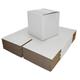 12" x 9" x 9" Single Wall White Postal Packing Cardboard Boxes Mailing Packaging Cartons Qty 30