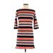 Trina Turk Casual Dress - Shift: Orange Stripes Dresses - Women's Size X-Small