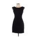 Bailey 44 Casual Dress - Mini Crew Neck Sleeveless: Black Print Dresses - Women's Size Small