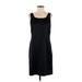 Banana Republic Casual Dress - Sheath: Black Solid Dresses - Women's Size 4