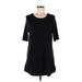 J.Jill Casual Dress - Shift: Black Dresses - Women's Size Medium