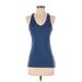 The North Face Active Tank Top: Blue Activewear - Women's Size X-Small