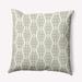 e by design Geometric Polyester Throw Pillow Polyester in Green | 16 H x 16 W x 6 D in | Wayfair PGN1624GR41-16