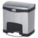 Rubbermaid Commercial Products Slim Jim® Container 4 Gallon Step On Trash Can in Black | 15.75 H x 15.63 W x 12 D in | Wayfair FG1901982