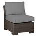 Summer Classics Club Patio Lounge Chair w/ Cushions Metal/Wicker/Rattan in Black | 29.5 H x 26.5 W x 34 D in | Wayfair 36212+C586H4221N