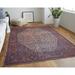 Blue/Red Rectangle 8' x 10' Area Rug - Langley Street® Kepler Oriental Beige/Red Rug, 3"-11" X 6" Accent Rug Polyester | Wayfair