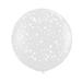 The Holiday Aisle® PMU Premium Latex Balloons - Jumbo Size Balloons 36 Inch For Decoration Supplies Pkg/2 in Gray/White | Wayfair