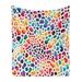 East Urban Home Leopard Print Fleece Throw Blanket Modern Colorful Spots Multicolor, Polyester | 50" W x 60 " L | Wayfair