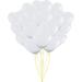 The Holiday Aisle® PMU Valentine’s Day Heart Shaped Balloons 15 Inch Partytex Premium Diamond Clear Pkg/25 | 6 H x 5 W x 3 D in | Wayfair