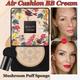 Longlasting Waterproof Foundation Air Cushion BB Cream with Mushroom Puff Sponge Face Makeup