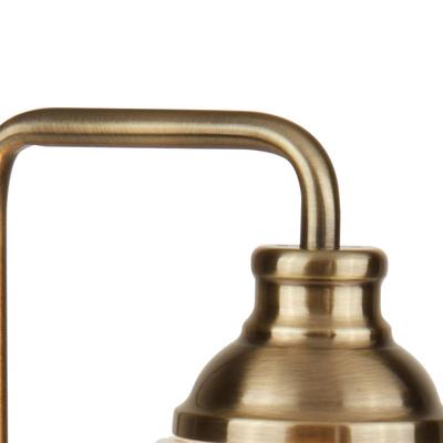 Searchlight Tischlampe Bistro II, bronze / altmessing, für Wohn- / Esszimmer, Glas, Antik, Tischlampe Image