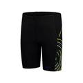 Speedo Boy's Plastisol Placement Schwimmhose, Schwarz, 11 Jahre