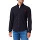 HUGO Herren Evito Slim-Fit Hemd aus Oxford-Baumwolle mit Button-Down-Kragen Schwarz XS