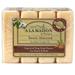 A LA MAISON Sweet CM31 Almond Bar Soap - Triple French Milled Natural Moisturizing Hand Soap Bar (4 Bars of Soap 3.5 oz)