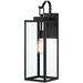 Unbranded 1-Light Outdoor Matte Black Wall Light Sconce 7 x8.81 x22.5 19 to 24 Inches 7 to 12 Inches