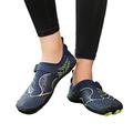 KaLI_store Non Slip Shoes Sneakers for Men Sport Running Shoes Tennis Walking Shoes Dark Blue 12