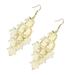 Leaf Dangle Earrings for Long Earring Lightweight Chandelier Dangle Drop Statement Earring Plated Jewelry for Girl