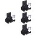 Set of 4 Barbell Storage Rack Dumbbell Rod Hanger Racks Shelf Dumbbells Fitness Equipment Home Gym Holder