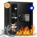 RETLLAS 2.0 Cubic Feet Fireproof Large Safe - Ultimate Security Solution with Keys & Digital Keypad Lock for Home Office