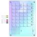 Colorful Acrylic Sunday Plan Note Message Board Erasable Magnetic Refrigerator Daily Planner Do List for Fridge Calendars Office Supply Supllies Shopping