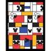 Disney Muse Mickey Mouse Abstract Framed Poster