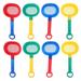 8pcs Beach Sand Sifter Shovels Plastic Sieves with Long Handle Kids Bath Toys