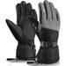 MCTi Ski Gloves Winter Waterproof Snowboard Snow 3M Thinsulate Warm Touchscreen Cold Weather Women Gloves Wrist Leashes