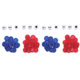 4 Sets Party Funny Dice Chip Game Toy Center Left Right Dice Game Plaything