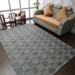 Rugsotic Carpets Hand Woven Contemporary Jute Floor Area Rug For Living Room Bedroom Blue 6 x9