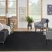 Nourison Modern Solid Indoor/Outdoor Area Rug 8 x 10 - Black