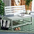 SAFAVIEH Ruben Balcony Outdoor Convertible Bench/Table Ash Grey