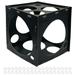 Worown 14 Holes Black CM31 Collapsible MDF Balloon Sizer Box 1-10 Inch Balloon Sizer Cube Balloon Measurement for Balloon Decorations Balloon Arches