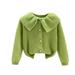 Toddler Boys Girls Jacket Children Kids Baby Solid Long Sleeve Sweater Cardigan Coat Outer Outfits Clothes Size 12-18 Months