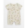 Beige Peter Rabbit Beige Jersey Romper - Peter Rabbit by Sainsbury's