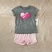 Nike Matching Sets | Nike Girls Outfit Size 4t | Color: Gray/Pink | Size: 4tg