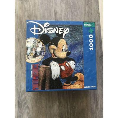 Disney Toys | Disney Photomosaics Puzzle Mickey Mouse 1000 Piece Rob Silvers Jigsaw Poster | Color: Silver | Size: Osb