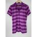 Nike Tops | Nike Golf Tour Performance Purple Bold Stripe Polo Shirt Oregon Golf Club Sz M | Color: Purple | Size: M